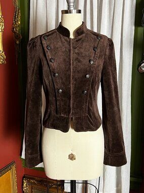 Vintage Brown Military Jacket